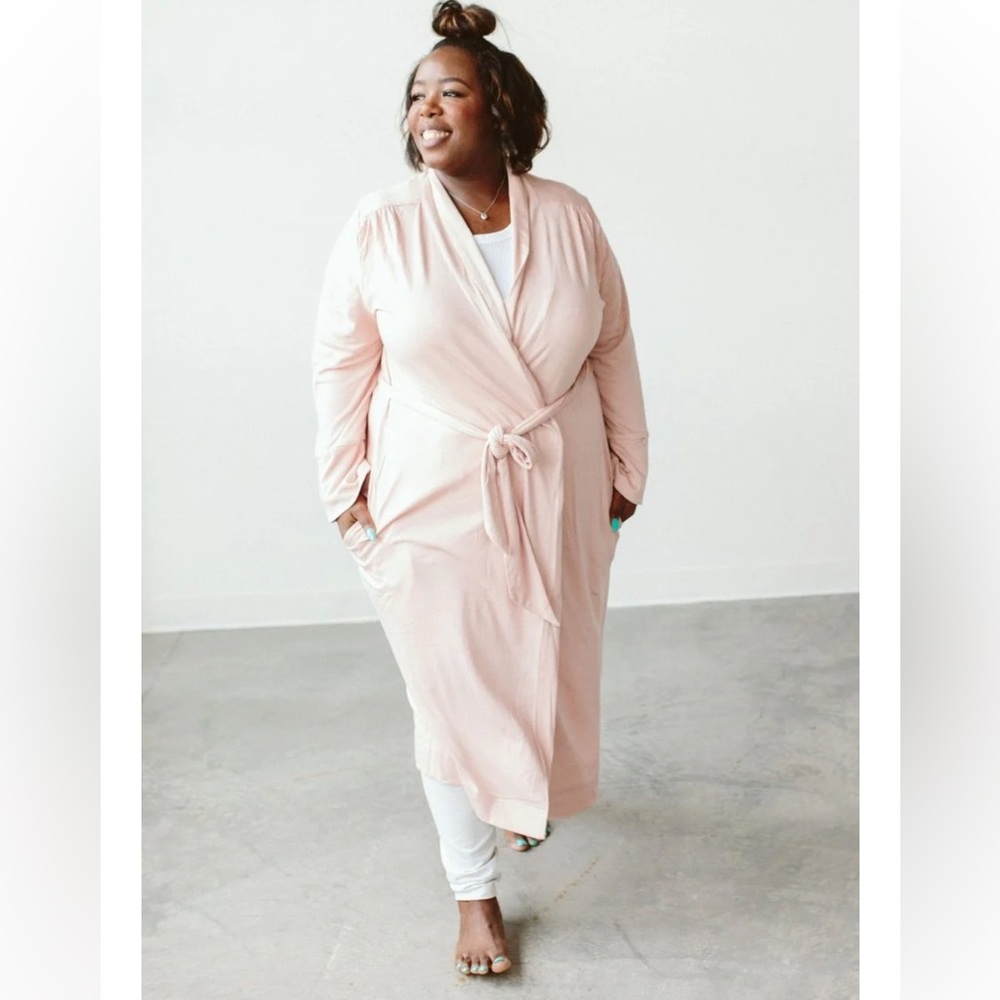NWT Goumi Mamas Rose Robe Organic cotton XL/XXL